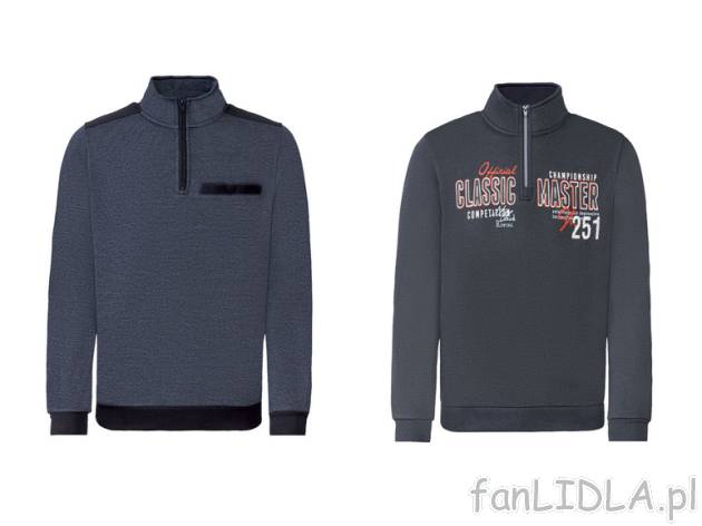 LIVERGY Bluza męska ze stójką, z bawełną Livergy, cena 54,9 PLN 
Udostępnij ...