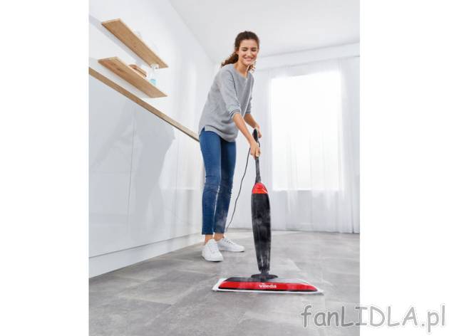 Vileda Mop parowy Steam XXL | LIDL.PL Vileda, cena 299 PLN 
 Opis produktu -mop ...