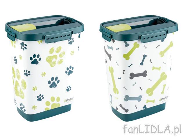 ZOOFARI® Pojemnik na suchą karmę, 1 sztuka Zoofari , cena 34,99 PLN 
 Opis produktu ...