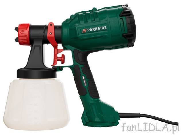 PARKSIDE® Pistolet do farb PFS 400 B1, 400 W Parkside , cena 149 PLN 
PARKSIDE® ...