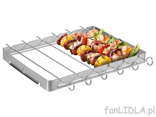 GRILLMEISTER Szpikulce do szaszłyków z ramą Grillmeister, cena 29,99 PLN 
 GRILLMEISTER ...