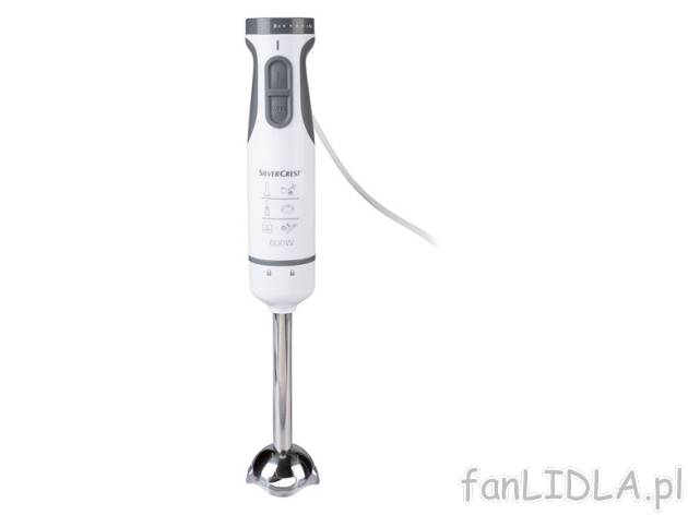 SILVERCREST Blender ręczny SSMS 600 D4 z zestawem Silvercrest, cena 119 PLN 
SILVERCREST&reg; ...