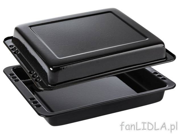 ERNESTO® Zestaw 2 emaliowanych form do pieczenia Ernesto , cena 39,99 PLN 
 Opis ...