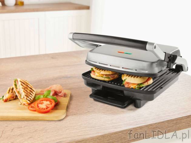 SILVERCREST Kontaktowy grill elektryczny SPM 2000 Silvercrest, cena 199 PLN 
Udostępnij ...