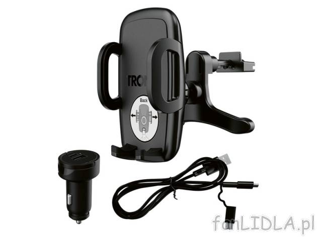 TRONIC Uchwyt samochodowy do smartfona - zestaw Tronic, cena 39,99 PLN 
Udostępnij ...