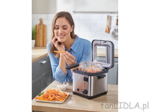 SILVERCREST Mini frytkownica SFM 850 A5 ze stali Silvercrest, cena 129 PLN 
Udostępnij ...