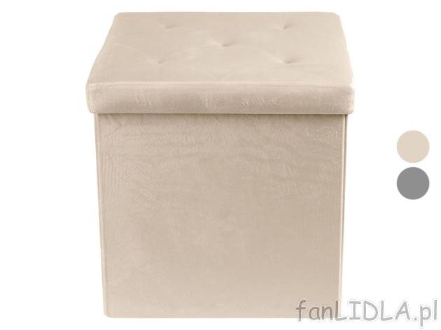 LIVARNO home Puf pikowany ze schowkiem | LIDL.PL Livarno home, cena 59,9 PLN 
Udostępnij ...