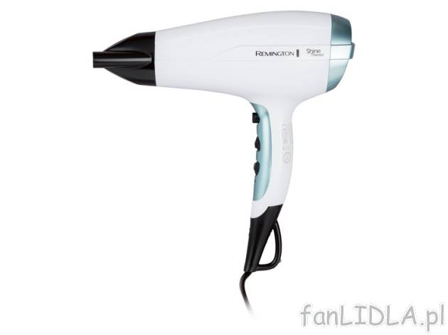 REMINGTON Suszarka do włosów z jonizacją Shine Remington, cena 129 PLN 
REMINGTON ...