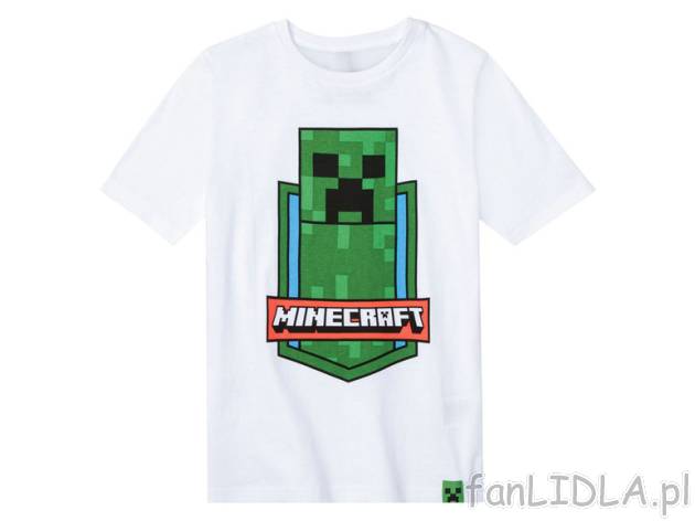 Minecraft T-shirt dziecięcy, 1 sztuka | LIDL.PL Minecraft, cena 24,99 PLN 
Minecraft ...