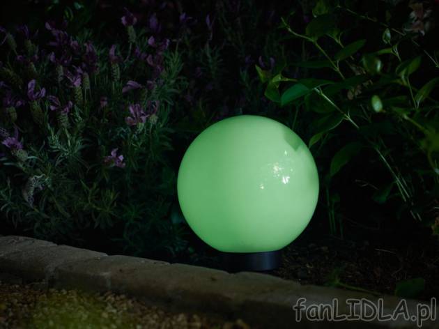 LIVARNO home Lampa solarna LED kula, Ø 20 cm Livarno home, cena 34,99 PLN 
LIVARNO ...