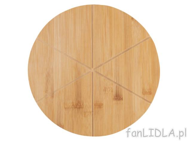 ERNESTO Deska bambusowa do pizzy, Ø 31 cm | LIDL.PL Ernesto, cena 24,99 PLN 
ERNESTO Deska ...