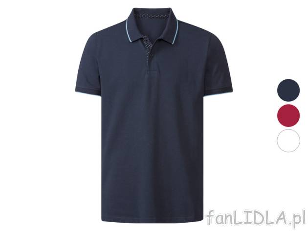 LIVERGY® Koszulka polo męska z bawełny, slim Livergy , cena 34,99 PLN 
LIVERGY® ...