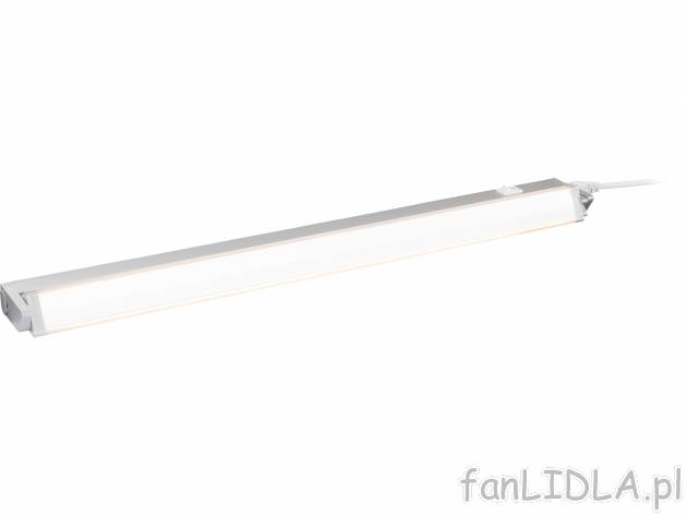 Listwa podszafkowa LED Livarno, cena 44,99 PLN 
- 54,7 x 2,4 x 6,1 cm (szer. x wys. ...
