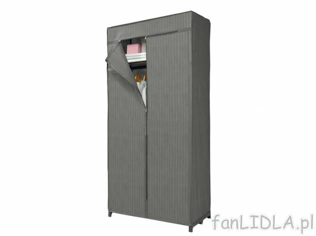 Szafa tekstylna na ubrania Ordex, cena 69,90 PLN za 1 szt. 
- stabilna rama stalowa ...