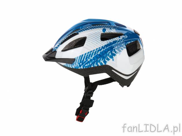 Kask rowerowy dziecięcy Crivit, cena 54,90 PLN 
- rozmiar: 49-54 cm
- dopinana ...