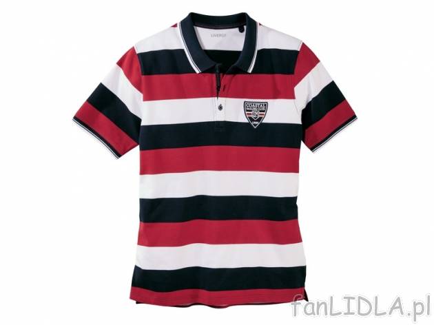 Koszulka polo Livergy, cena 27,00 PLN za 1 szt. 
- 4 wzory 
- rozmiary: S-XXL (nie ...