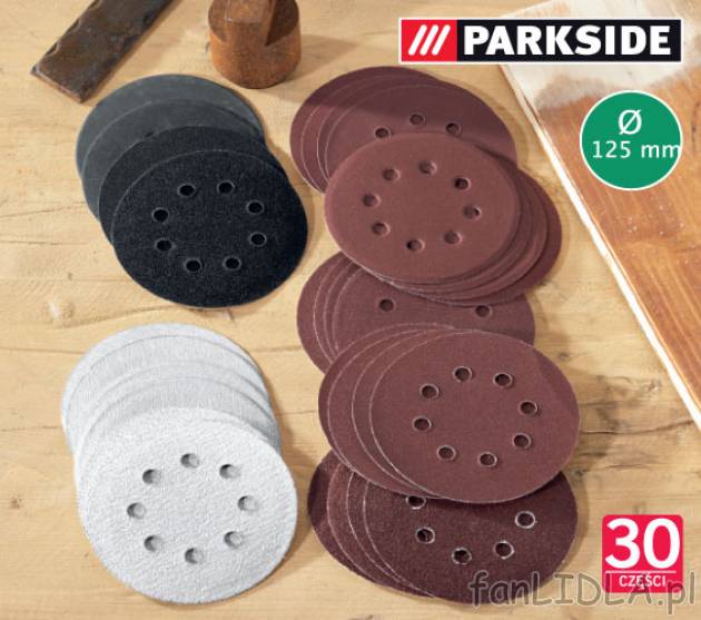 Zestaw papierów ściernych do szlifierki cena 13,99PLN 
- cena za 30 sztuk
- ...