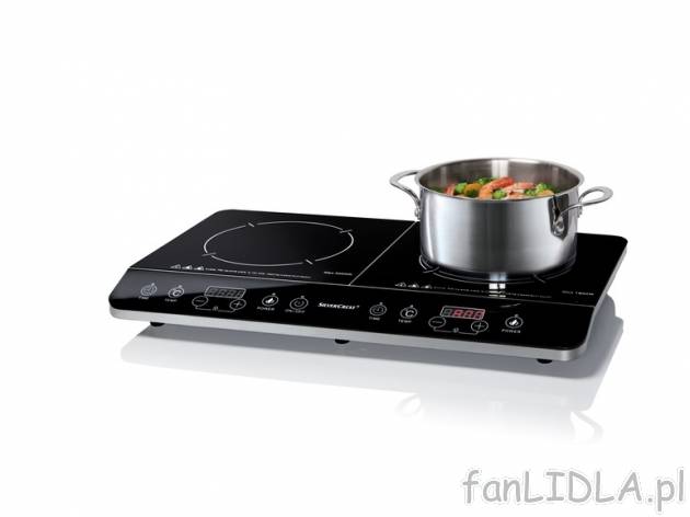 Podwójna indukcyjna płyta kuchenna 3500 W Silvercrest Kitchen Tools, cena 299,00 ...