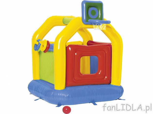 Dmuchany zamek z koszem do koszykówki Playtive Junior, cena 169,00 PLN 
- 160 ...