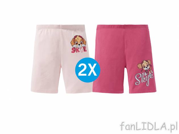 Legginsy dziewczęce, 2 pary* Oeko Tex, cena 9,99 PLN 
- 95% bawełny, 5% elastanu ...