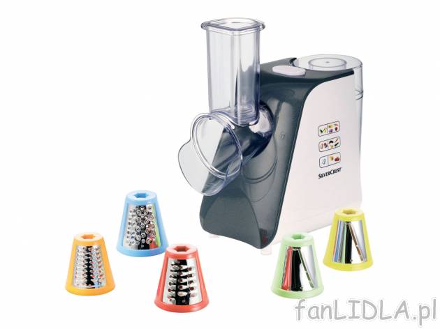 Elektryczna tarka do warzyw 150 W Silverscrest Kitchen Tools, cena 99,00 PLN 
- ...