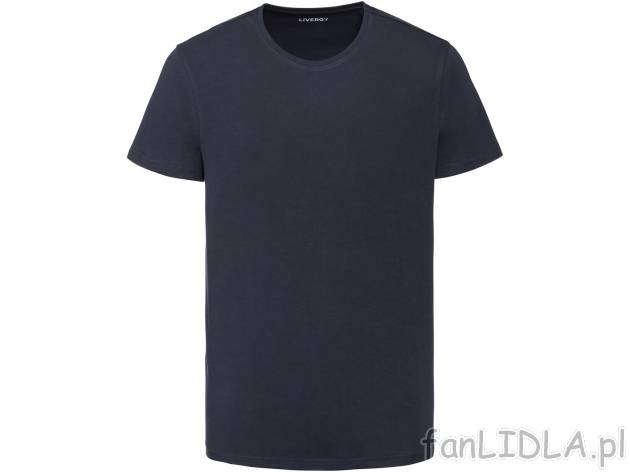 T-shirt męski Livergy, cena 12,99 PLN 
- 100% bawełny
- rozmiary: M-XL
Dostępne ...