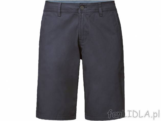 Bermudy męskie Livergy, cena 39,99 PLN 
- 98% bawełny, 2% elastanu (LYCRA&reg;)
- ...