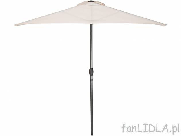 Parasol przeciwsłoneczny półokrągły , cena 139,00 PLN 
- ok. 270 x 245 cm ...