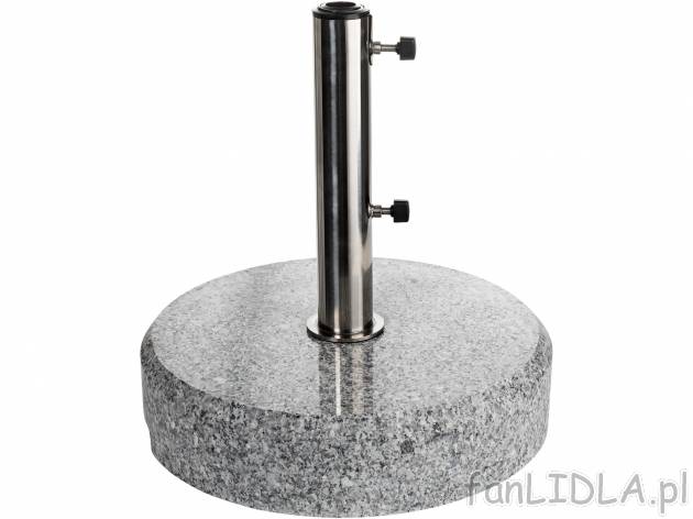 Granitowy stojak na parasol , cena 99,00 PLN 
- 38 x 9 cm (Ø x wys.)
- dla parasoli ...