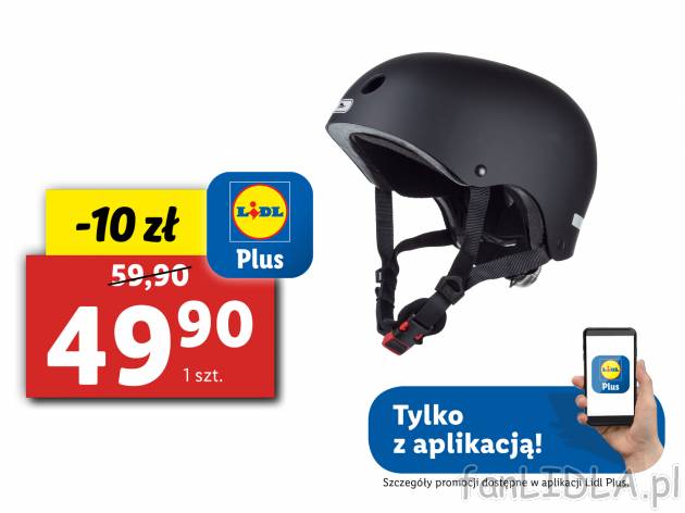 Kask Crivit, cena 59,90 PLN 
- rozmiary: S/M, L/XL
- możliwość regulacji rozmiaru
- ...