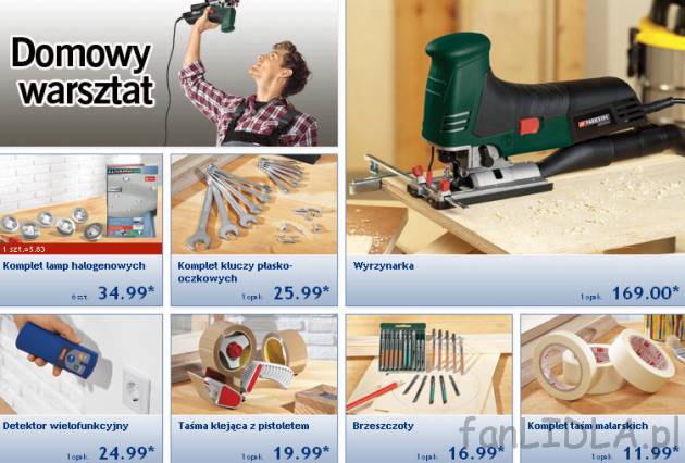 Domowy warsztat. Komplet lamp halogenowych