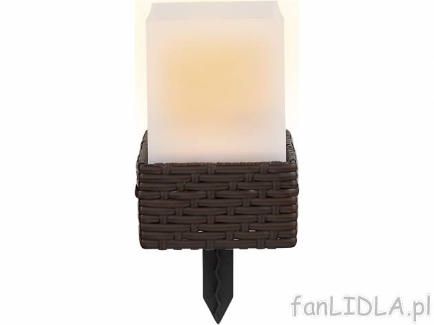 Lampa lub zestaw 2 lamp solarnych LED Livarno, cena 34,99 PLN 
4 wzory 
- 12,5 ...