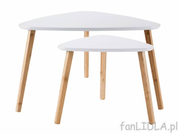 Zestaw 2 stolików kawowych* Livarno, cena 79,00 PLN 
*Produkt dostępny w wybranych ...