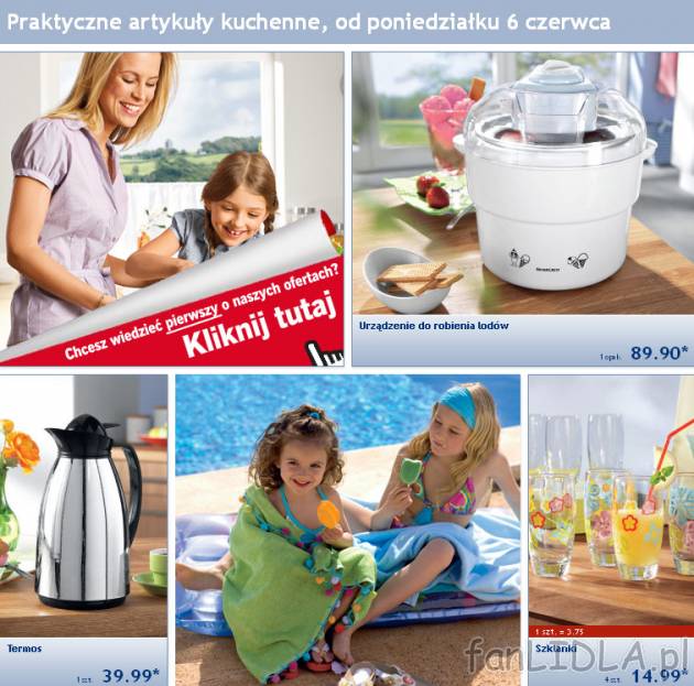 Gazetka Lidl od poniedziałku 6 czerwca 2011. Praktyczne artykuły kuchenne