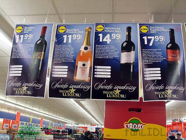 Wino Bordelino Novello 2010, Seco Rose Frizzante 2009, Aglinico del Vulture 2007, ...