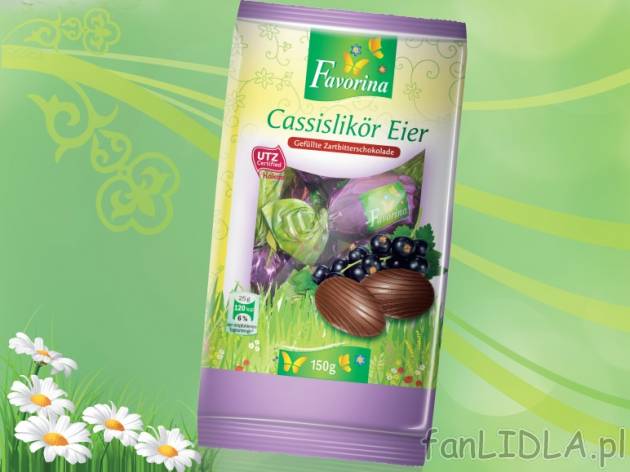 Jajka z nadzieniem , cena 3,99 PLN za 150 g/1 opak., 100 g=2,66 PLN. 
- Różne ...