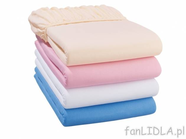 Prześcieradło 90-100 x 200 cm Meradiso, cena 29,99 PLN za 1 szt. 
- 100% bawełny ...