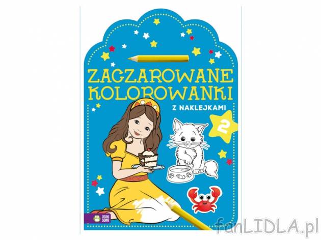 Kolorowanka z naklejkami , cena 3,99 PLN za 1 szt. 
- artykuł zalecany dla dzieci ...