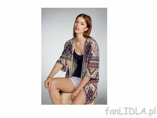 Narzutka w stylu boho Esmara, cena 27,99 PLN za 1 szt. 
- rozmiary: XS-L (nie wszystkie ...