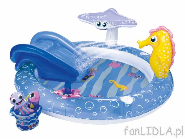 Dmuchany brodzik z placem zabaw dla dzieci Playtive Junior, cena 179,00 PLN 
- ...