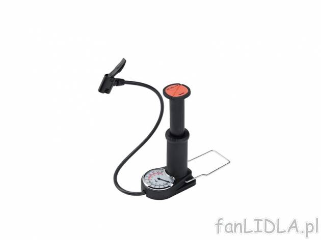 Minipompka nożna , cena 19,99 PLN za 1 szt. 
- z 3 adapterami do materacy, zabawek ...