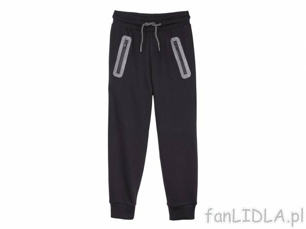 Joggery , cena 29,99 PLN za 1 para. Wygodne chłopięce spodnie z gumką w pasie ...