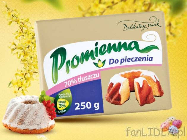 Margaryna , cena 1,35 PLN za 250 g/1 opak., 100 g=0,54 PLN. 
- Wyczarujesz z nią ...