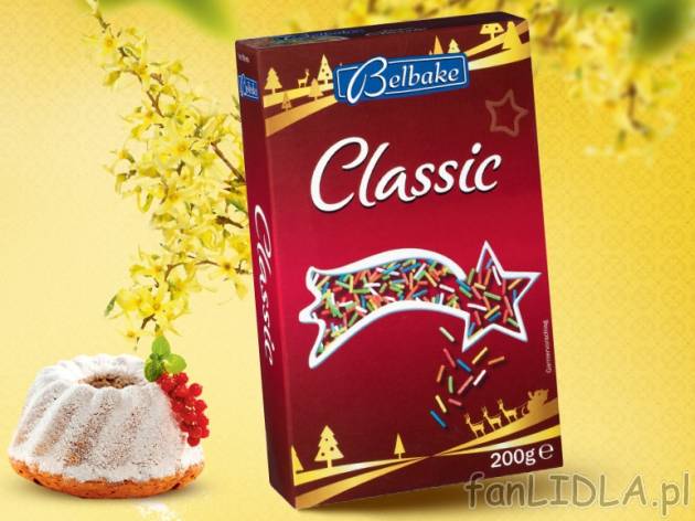 Posypka cukrowa , cena 3,99 PLN za 200 g/1 opak., 100 g=2,00 PLN. 
- Najbardziej ...