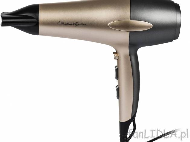 Suszarka do włosów z jonizacją 2200 W Christina Aguilera, cena 69,90 PLN 
- ...