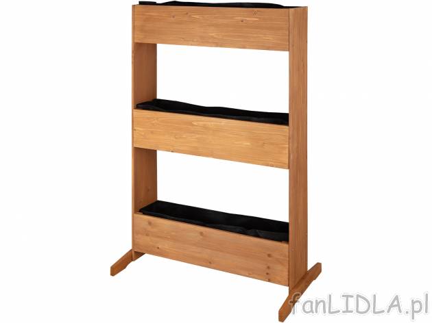 Drewniany stojak na uprawy Parkside, cena 149,00 PLN 
- 3-poziomowy
- ok. 70 x ...