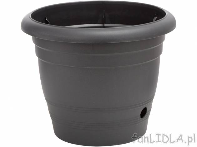 Doniczka z systemem nawadniania Parkside, cena 27,99 PLN 
- 40 x 32 cm (Ø x wys.)
Opis

- ...
