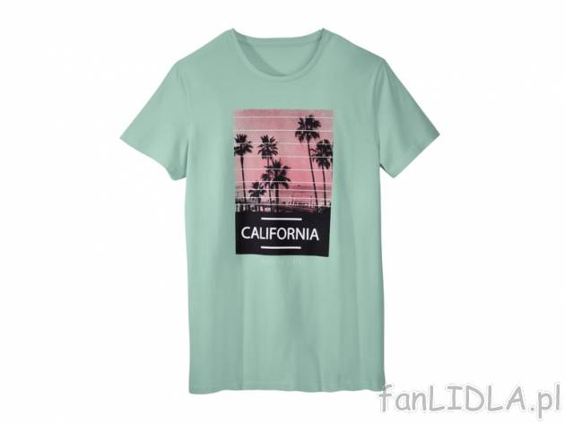 T-shirt Livergy, cena 19,99 PLN za 1 szt. 
- rozmiary: S - XXL (nie wszystkie wzory ...