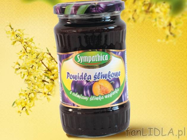 Powidła śliwkowe , cena 4,79 PLN za 410 g/1 opak., 1 kg=11,68 PLN. 
- Delikatnie ...