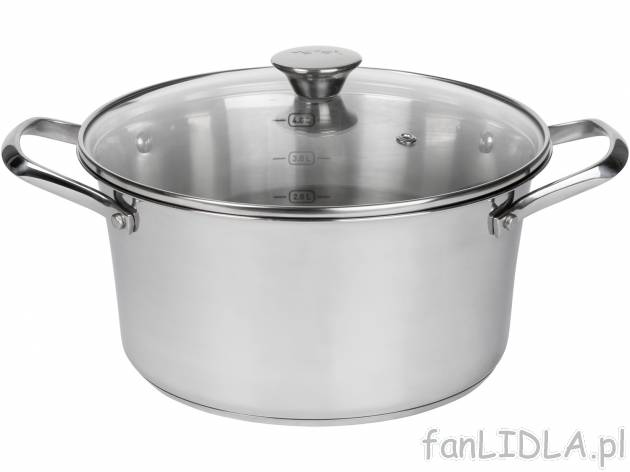 Garnek ze szklaną pokrywką Simpleo Ø 24 cm Tefal, cena 99,00 PLN 
- z odpornym ...